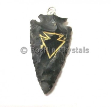 Engraved Arrowheads Pendants