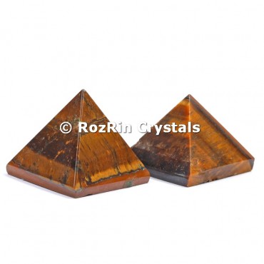 Tiger Eye Pyramid