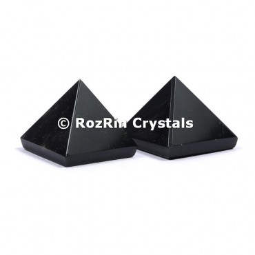 Black Tourmaline Pyramid