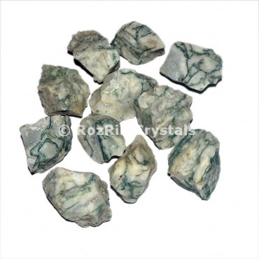 Tree Agate Raw Tumbled