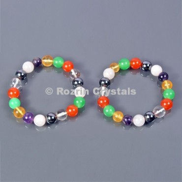 Mix Stone 8 mm Healing  Bracelets