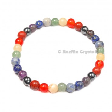 Chakra Bracelets with Hematite