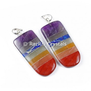 Chakra bonded candy shape Pendants