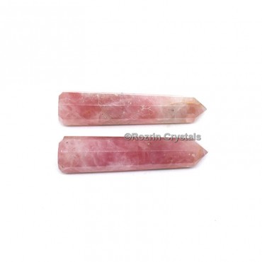 Rose Quartz Crystal Healing Obelisk