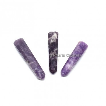 Lepidolite Crystal Healing Obelisk