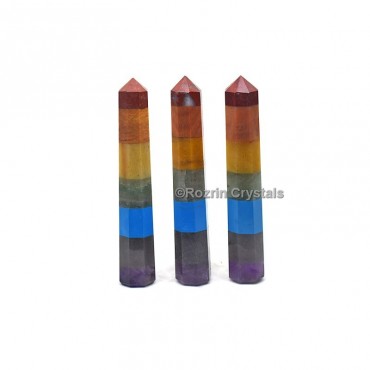 Chakra Bonded Crystal Healing Obelisk