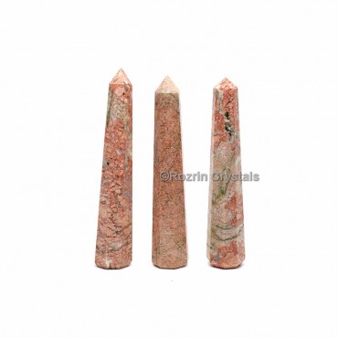 Picture Jasper Crystal Healing Obelisk