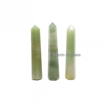 Green Aventurine Crystal Healing Obelisk