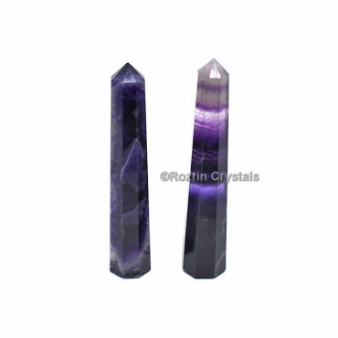 Flurite Crystal Healing Obelisk