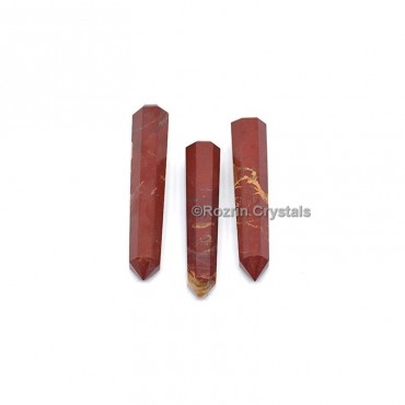 Banded Red Jesper Crystal Healing Obelisk