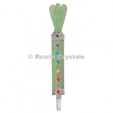 Green Aventurine Chakra Angel Healing Wands