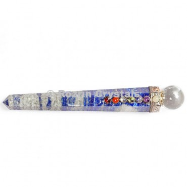 Lepis Lazuli Chakra Point Healing Wands