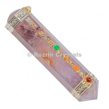 Amethyst Chakra Massage  Healing Wands