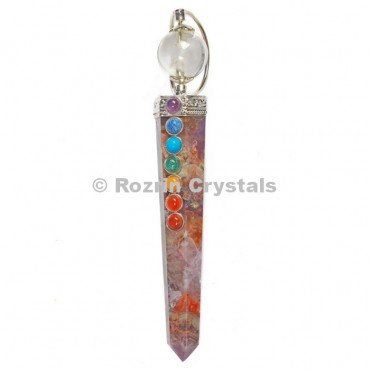 Amethyst  Chakra Point  Healing Wands