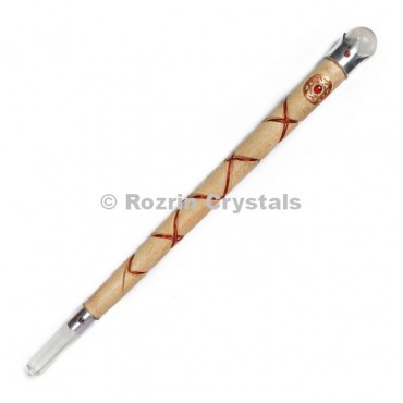 Wooden wands with Star logo