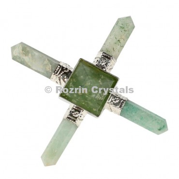 Green Aventurine  pyramid Healing Generator