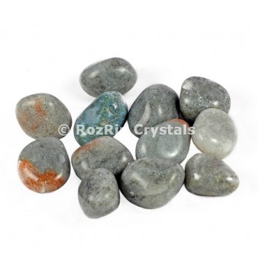 Gray Agate   Tumbled Stones