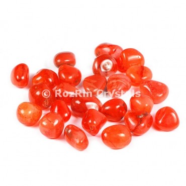 High Grade Carnelian   Tumbled Stones