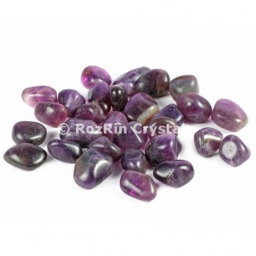 High Grade Amethyst   Tumbled Stones