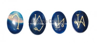 Wholwsale Blue onyx Archangel Michael Angelic reiki symbol set