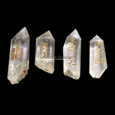 Wholesale Rate Crystal quartz natural reiki set