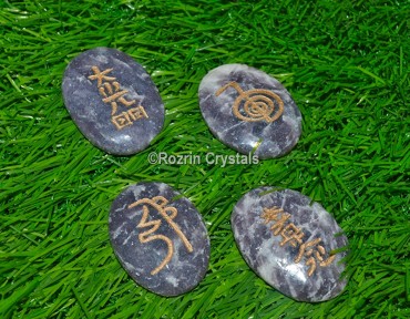 Lepidolite Usui Reiki Healing Set