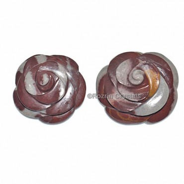 Narmada Stone Decorative Carved Gemstone Rose