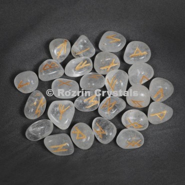 Crystal Quartz Rune Set