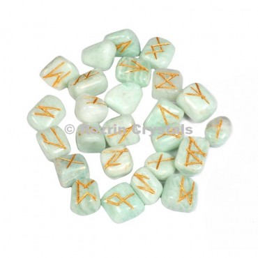 Amazonite Rune Set