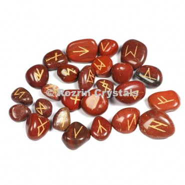 Red Jasper Rune Set