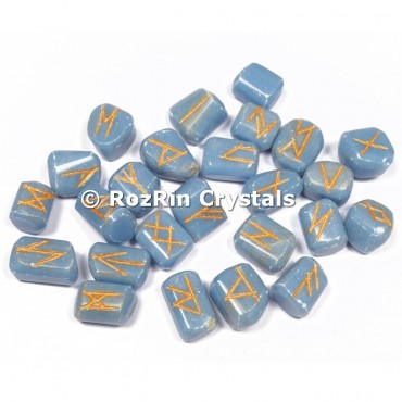 Angelite  Rune Set