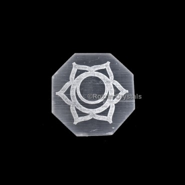 Svadhisthana Chakra Selenite Charging Plate