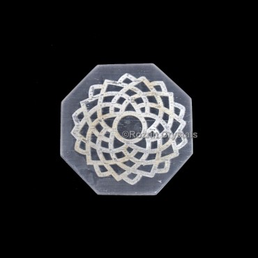 Sahasrara Chakra Selenite Charging Plate