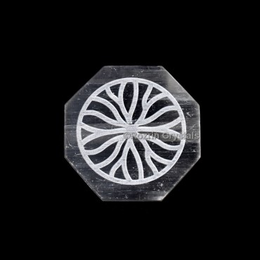 Circle Selenite Charging Plate