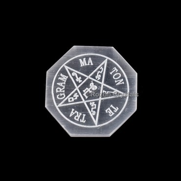 Tetragrammaton Selenite Charging Plate