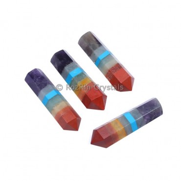 7 Chakra Bonded Agate Pencil Point