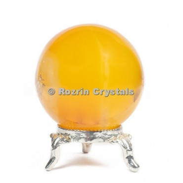 Yellow Onyx Spheres