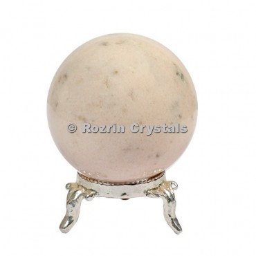 Cream Moonstone Spheres