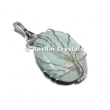 Amazonite Tree of life Pendants