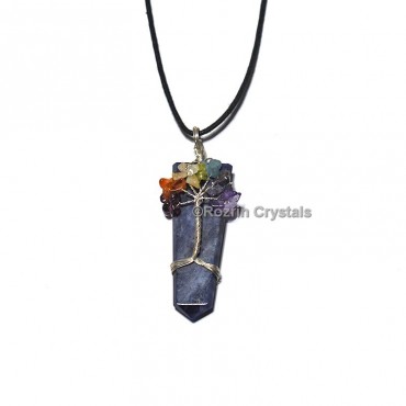 Sodalite Tree Of Life Pendant Pencil Pendant