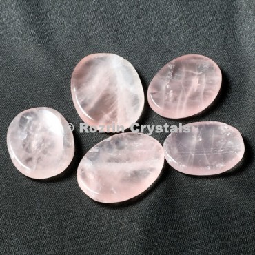 Rose Quartz Worry Stone