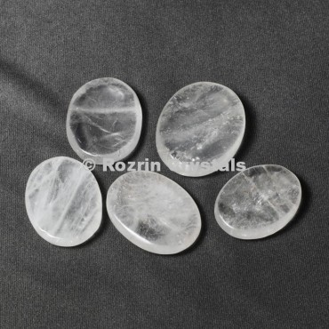 Crystal Quartz Worry Stone