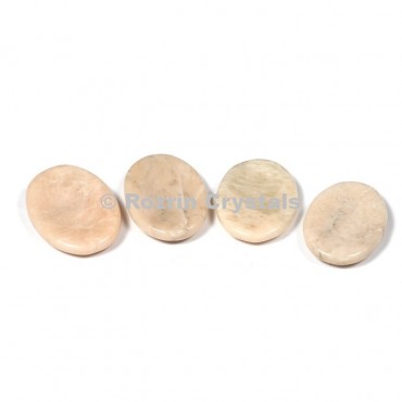 Cream Moonstone Worry Stone