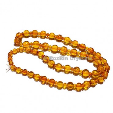 100% Natural Amber Necklace, Amber Beads, Rare Amber Jewelry, Beautiful Rare Amber Necklace