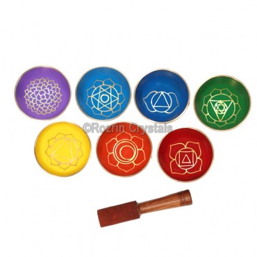  3 Inches Chakra Singing Bowl set