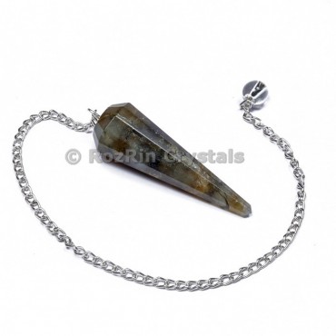 Labrodrite 12 Faceted Pendulums