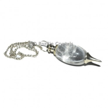 Crystal Quartz Lingam Pendulums