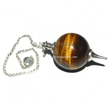 Tiger Eye Ball Pendulums