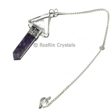 Amethyst Pyramid Pendulums