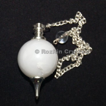 White Quartz Ball Pendulums
